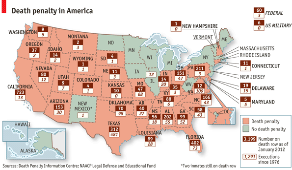 Daily Chart States Of Punishment The Economist