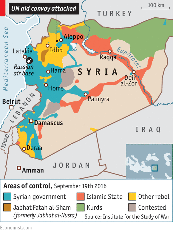 Syria’s widening war: The ceasefire unravels | The Economist