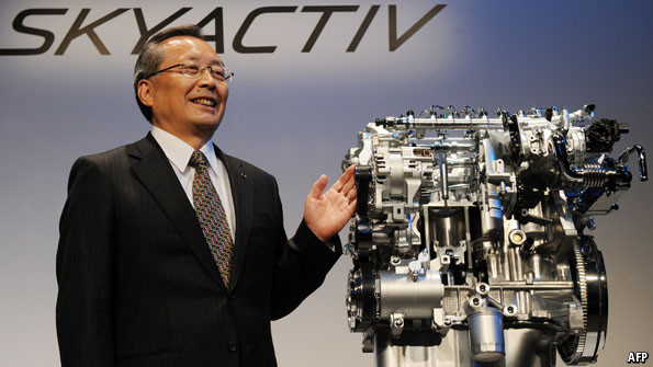 Mazda's new, light-weight diesel engine