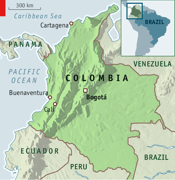 Buenaventura Port Colombia Map