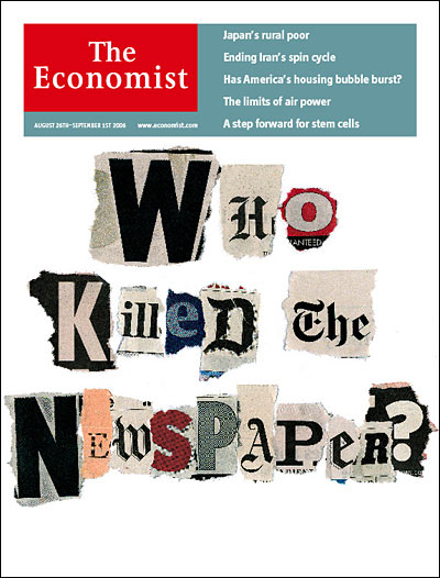 Who killed the newspaper? | The Economist