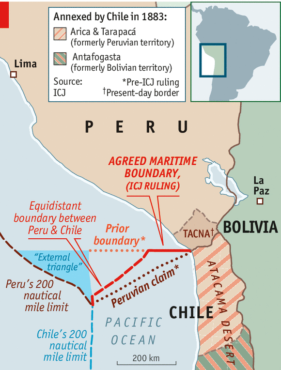 Chile and Peru's Pacific dispute - The Economist explains