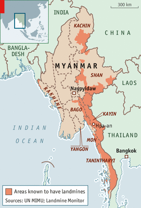 Politically explosive - Landmines in Myanmar