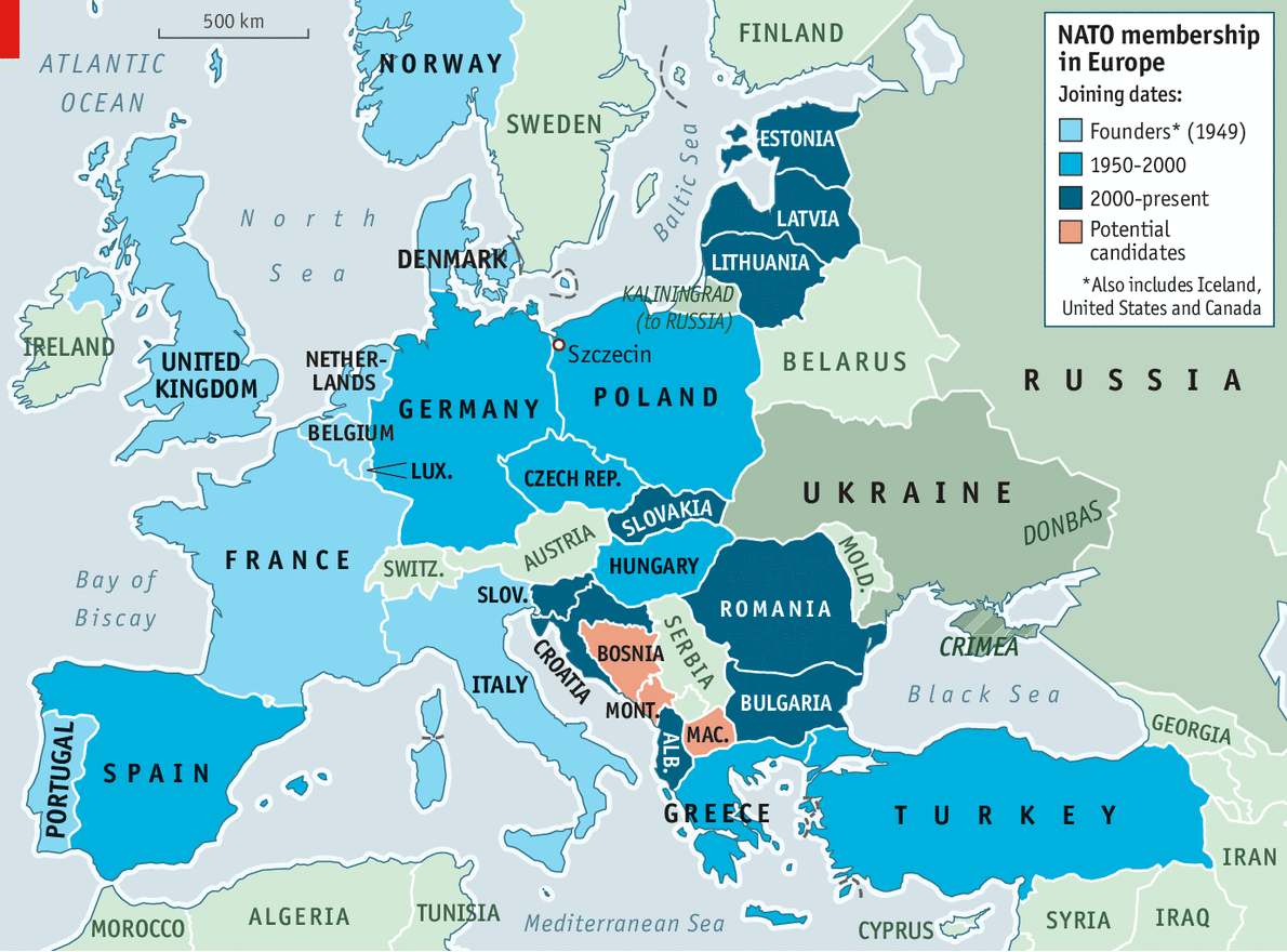 The future of NATO NATO flexes its muscle memory The Economist