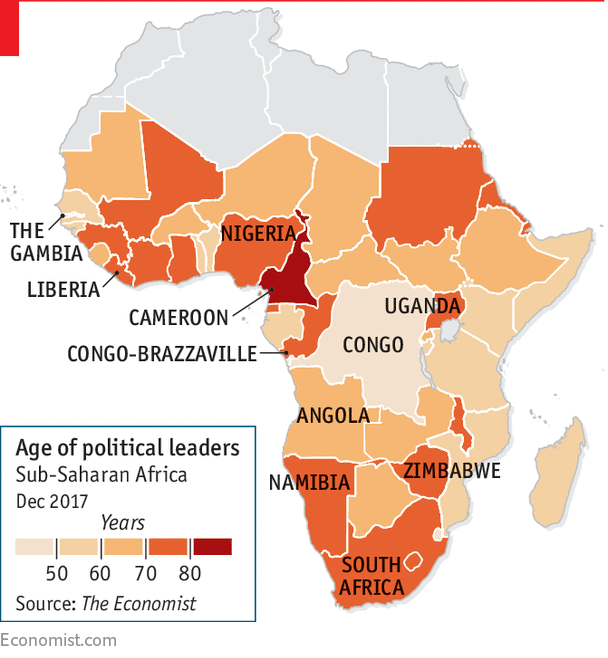 Africa’s ageing leaders don’t know when to quit - Geriatric autocrats