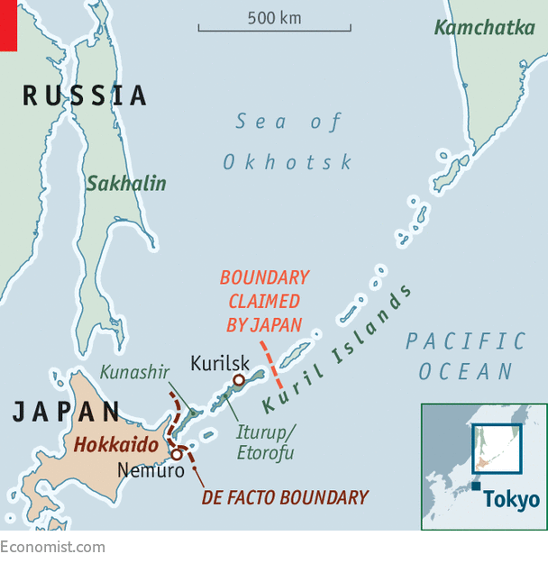Image result for russia japan map