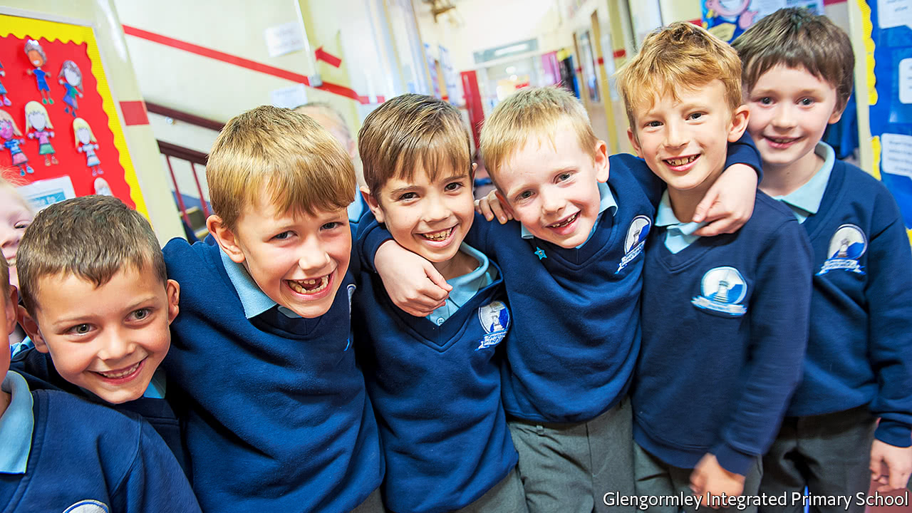 Growing numbers of Northern Irish children learn alongside